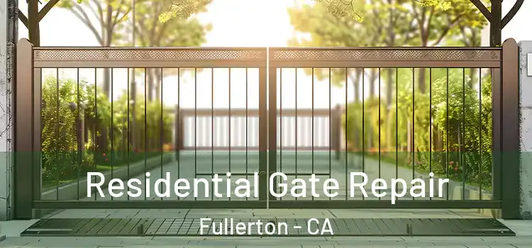 Residential Gate Repair Fullerton - CA